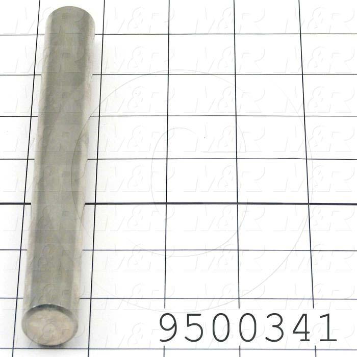 Fabricated Parts, Pusher, 6.75 in. Length, 0.75 in. Diameter