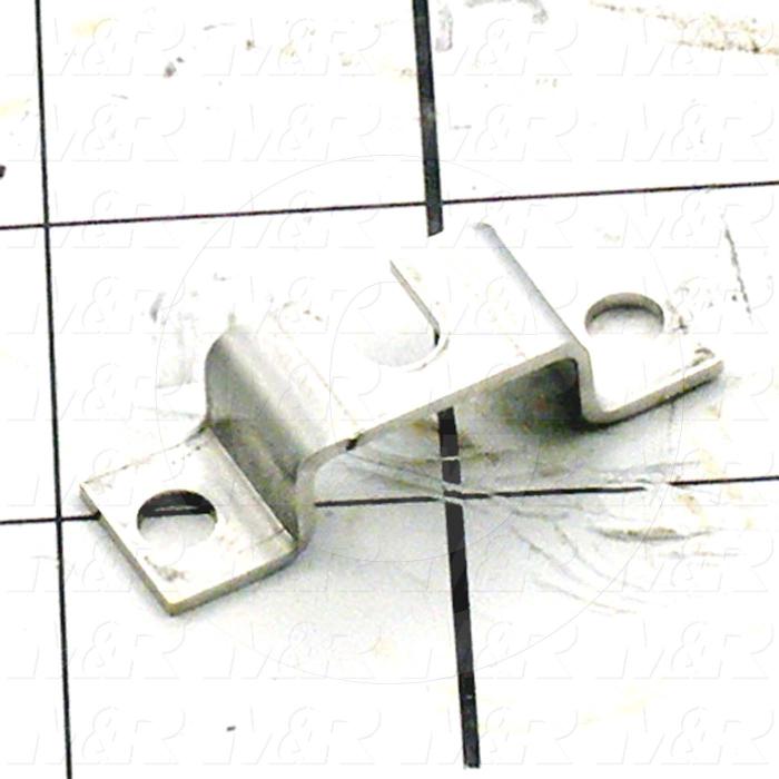 Fabricated Parts, Pusher Bracket, 1.57 in. Length, 0.50 in. Width, 0.36 in. Height