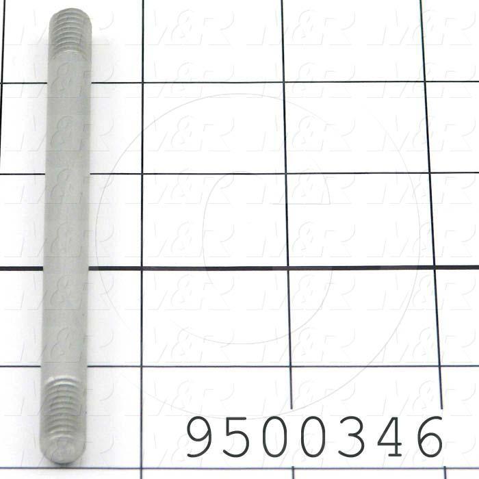 Fabricated Parts, Pusher End, 4.50 in. Length, 0.31 in. Diameter