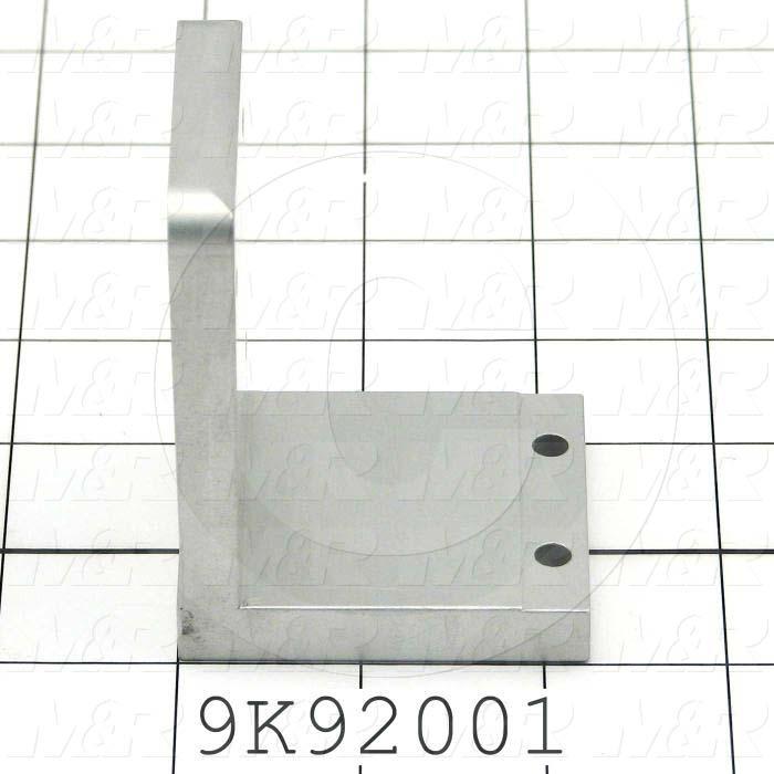 Fabricated Parts, Rear Clamp 3"Lg Sc, 3.00 in. Length, 2.28 in. Width, 2.00 in. Height, Clear Anodized Finish