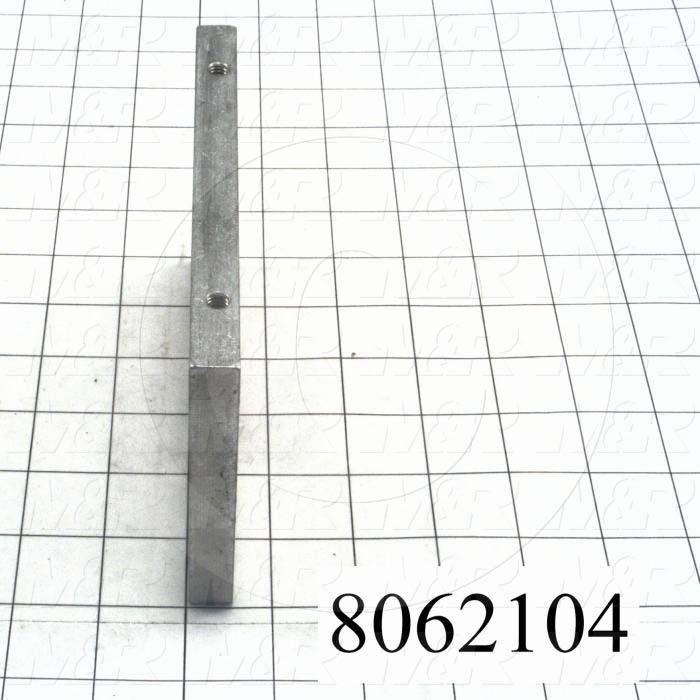 Fabricated Parts, Rear End Plate, 5.88 in. Length, 4.00 in. Width, 0.50 in. Thickness