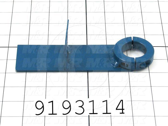 Fabricated Parts, Rear Half Holder, 6.75 in. Length, 2.00 in. Width, 1.80 in. Height