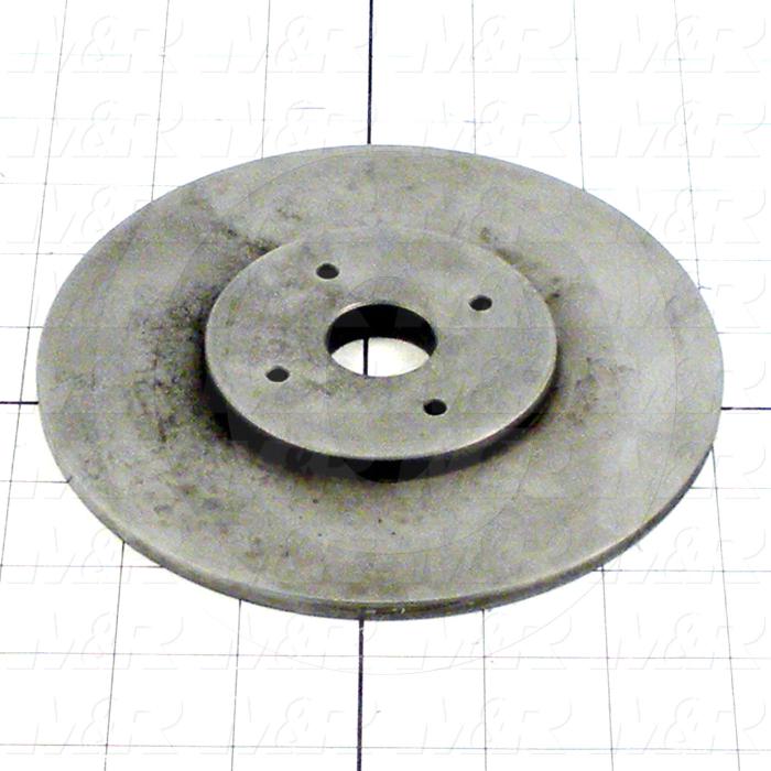 Fabricated Parts, Rear Lower Sealing Disc, 6.00 in. Diameter, 0.43 in. Thickness