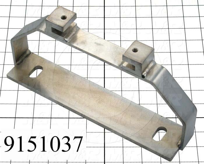 Fabricated Parts, Rear Mounting Bracket, 11.25 in. Length, 2.25 in. Width, 5.25 in. Height