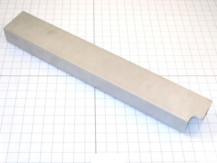 Fabricated Parts, Rear Screen Holder, 23.00 in. Length, 3.35 in. Width, 2.38 in. Height