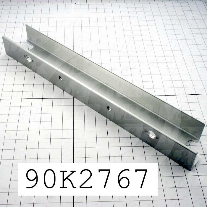 Fabricated Parts, Rear Screen Holder, 23.00 in. Length, 3.35 in. Width, 2.38 in. Height