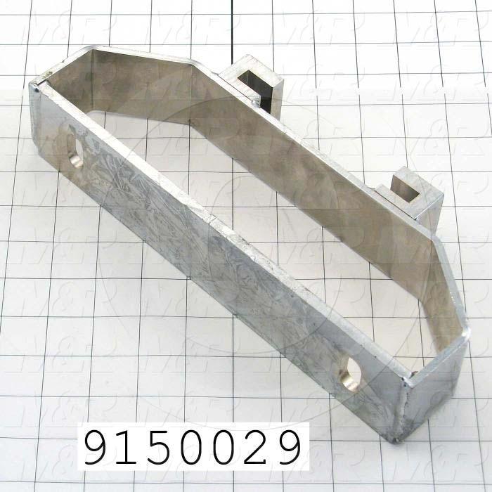 Fabricated Parts, Rear Screen Holder Bracket, 11.25 in. Length, 2.25 in. Width, 4.25 in. Height