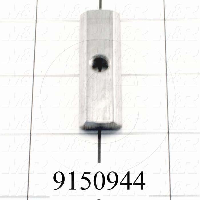 Fabricated Parts, Rear Screen Holder T-Nut, 2.00 in. Length, 0.63 in. Width, 0.25 in. Height