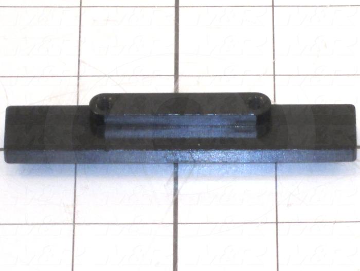 Fabricated Parts, Rear Stop, 3.50 in. Length, 0.63 in. Width, 0.37 in. Thickness, OC50000 Black Anodizing Finish