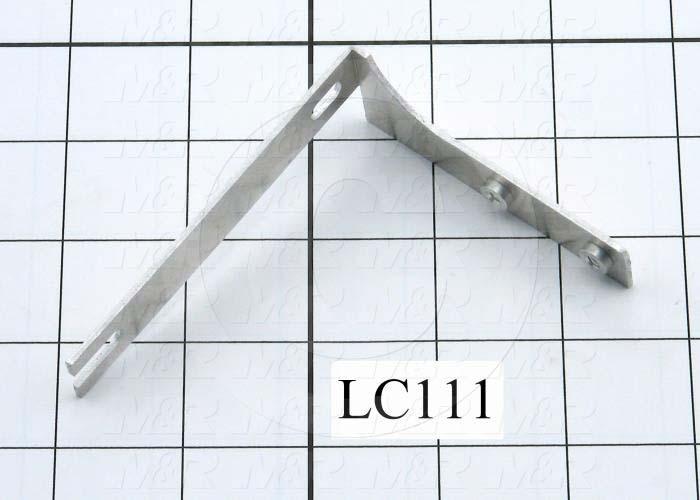 Fabricated Parts, Reed Switch Bracket, 3.50 in. Length, 2.69 in. Width, 1.12 in. Height