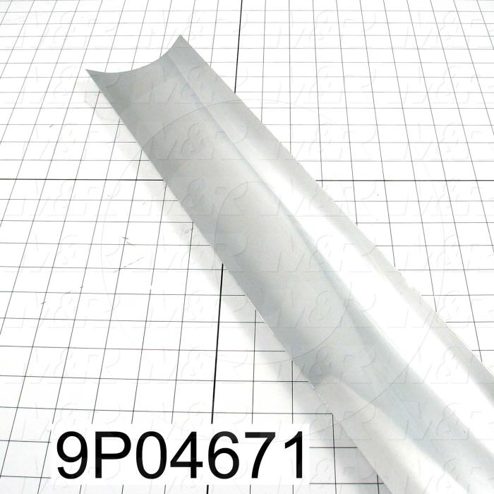 Fabricated Parts, Reflector Insert, 30.25 in. Length, 4.13 in. Diameter