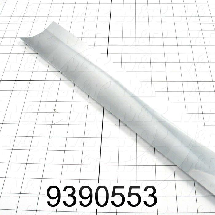 Fabricated Parts, Reflector Insert, 40.50 in. Length, 3.00 in. Width, 0.53 in. Height