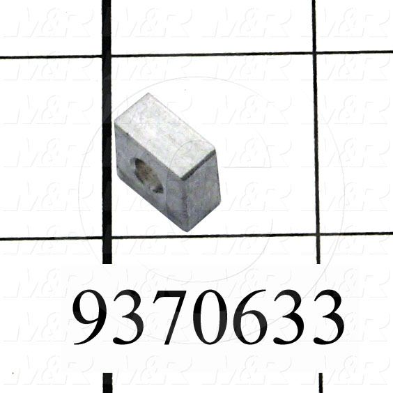 Fabricated Parts, Reflector Spacer, 0.50 in. Length, 0.50 in. Width, 0.25 in. Thickness