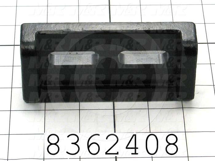 Fabricated Parts, Register Bearing Bracket, 2.50 in. Width, 2.25 in. Height