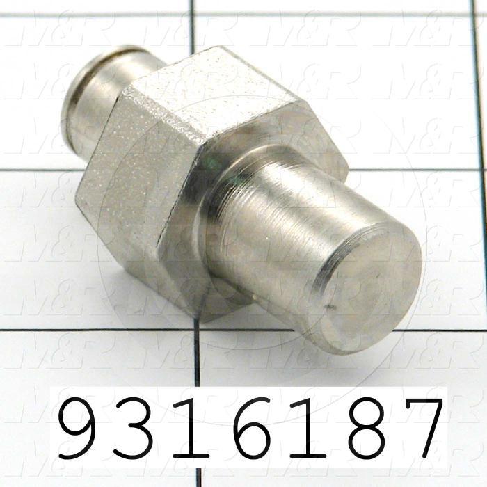 Fabricated Parts, Register Bearing Eccentric, 1.59 in. Length, 0.75 in. Width, 0.75 in. Height