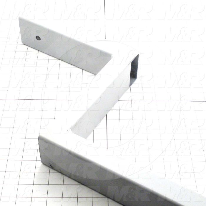 Fabricated Parts, Register Z-Bar, 37.50 in. Length, 3.00 in. Width, 11.25 in. Height