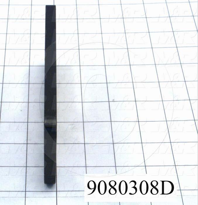 Fabricated Parts, Registration Fork, 6.00 in. Length, 3.00 in. Width, 0.38 in. Height
