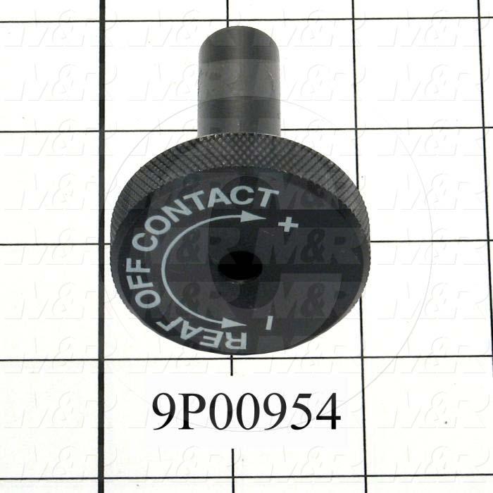 Fabricated Parts, Regulator Knob, 2.50 in. Length, 2.00 in. Diameter