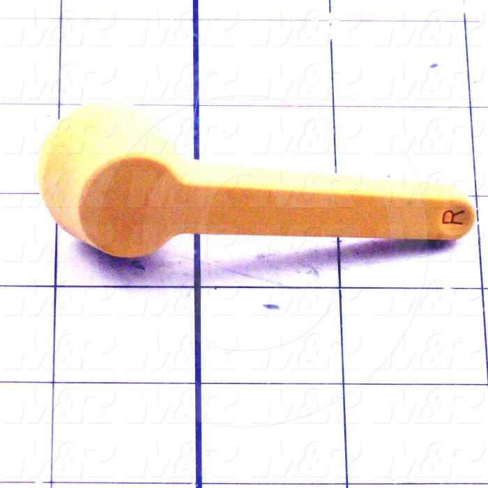 Fabricated Parts, Right Locking Cam, 3.01 in. Length, 0.98 in. Width, 1.75 in. Height