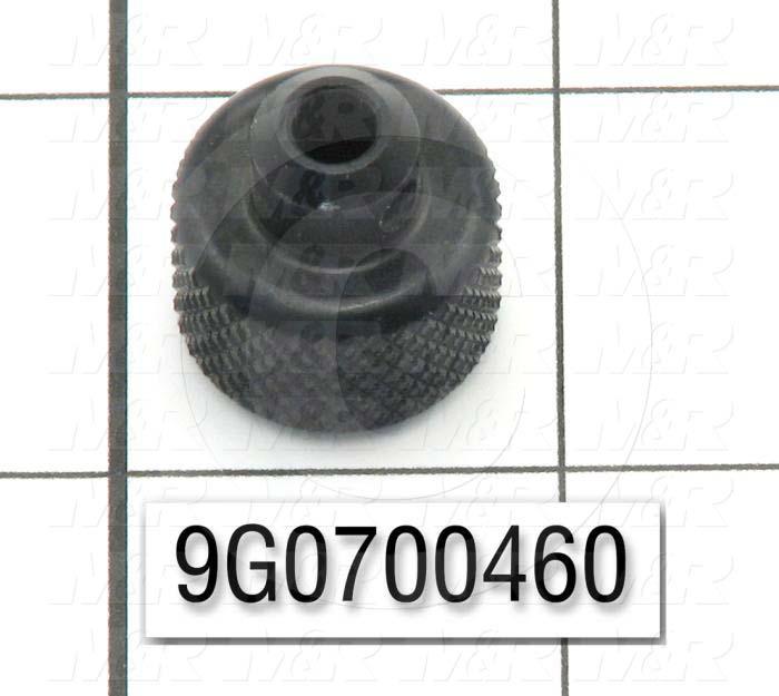 Fabricated Parts, Roller Knob, 0.78 in. Length, 0.75 in. Diameter