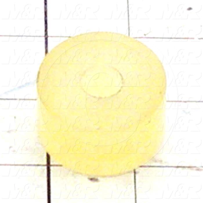 Fabricated Parts, Rubber Bushing, 0.80 in. Length, 1.50 in. Diameter, 0.48" ID
