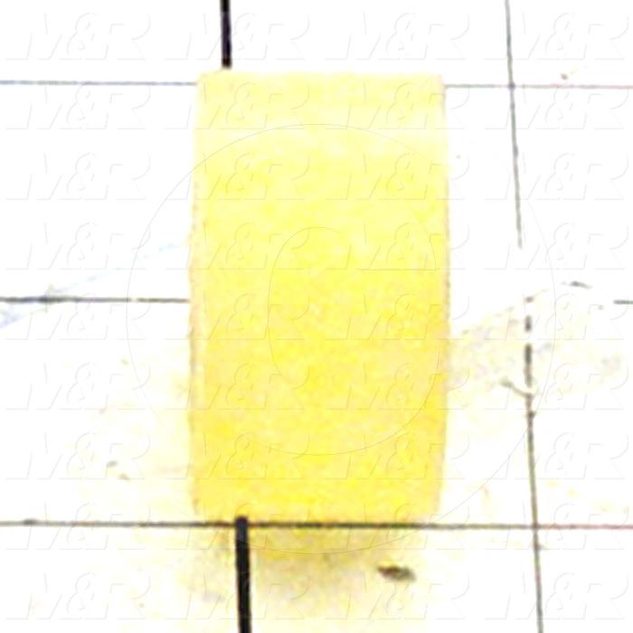 Fabricated Parts, Rubber Bushing, 0.80 in. Length, 1.50 in. Diameter, 0.48" ID