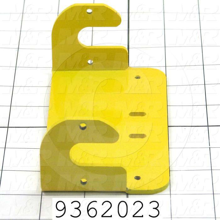Fabricated Parts, Safety Beam Bracket, 5.73 in. Length, 3.00 in. Width, 2.06 in. Height