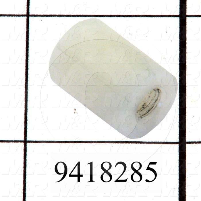 Fabricated Parts, Safety Bumper, 0.70 in. Length, 0.50 in. Diameter