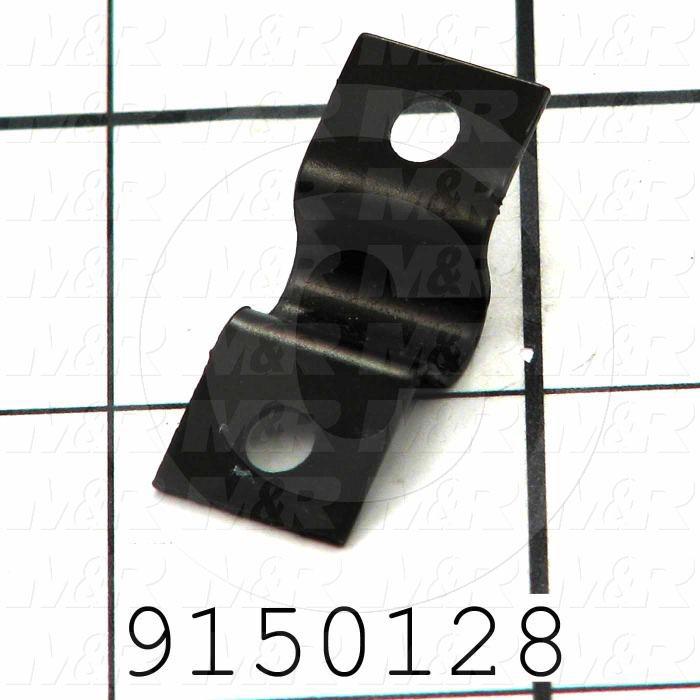 Fabricated Parts, Safety Cable Clip, 1.26 in. Length, 0.50 in. Width, 20 GA Thickness