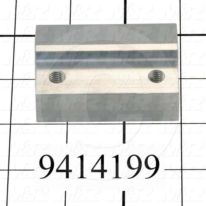 Fabricated Parts, Screen Clamp Base, 2.50 in. Length, 1.63 in. Width, 1.13 in. Height
