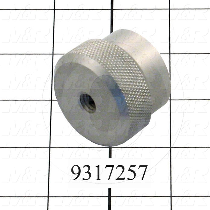 Fabricated Parts, Screen Clamp Knob, 1.25 in. Length, 1.75 in. Diameter