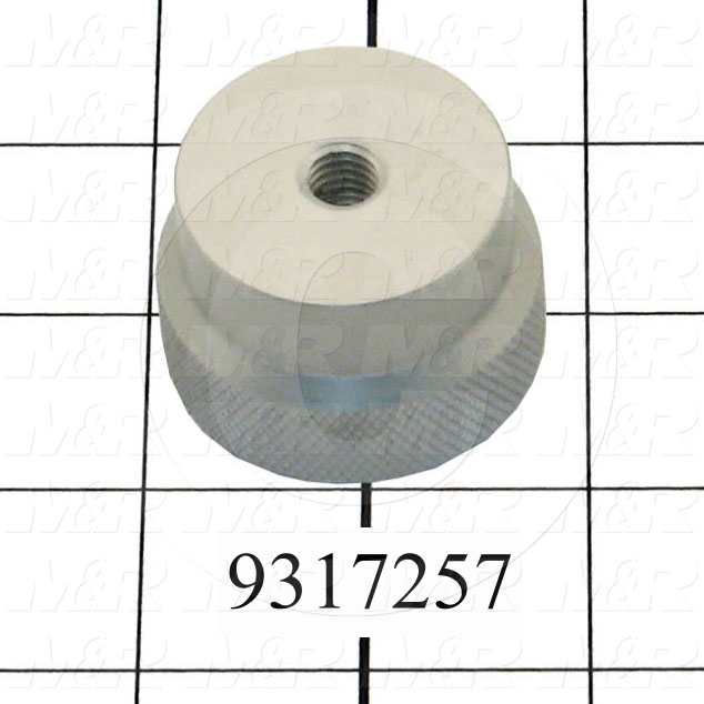 Fabricated Parts, Screen Clamp Knob, 1.25 in. Length, 1.75 in. Diameter
