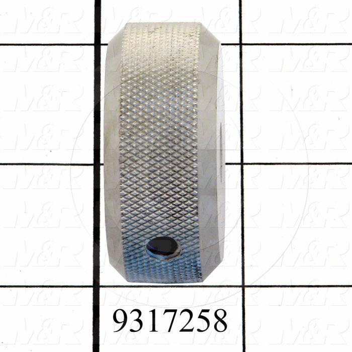 Fabricated Parts, Screen Clamp Lock Knob, 0.75 in. Length, 1.75 in. Diameter