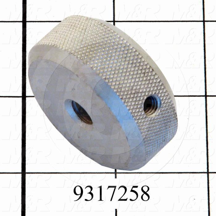 Fabricated Parts, Screen Clamp Lock Knob, 0.75 in. Length, 1.75 in. Diameter