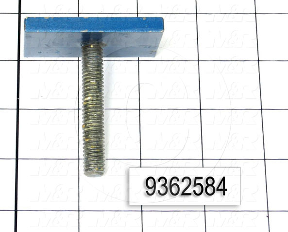 Fabricated Parts, Screen Clamp Weldment, 2.25 in. Length, 1.75 in. Width, 2.56 in. Height, Rear Side