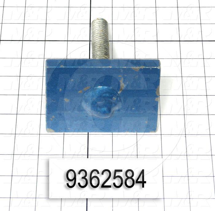 Fabricated Parts, Screen Clamp Weldment, 2.25 in. Length, 1.75 in. Width, 2.56 in. Height, Rear Side