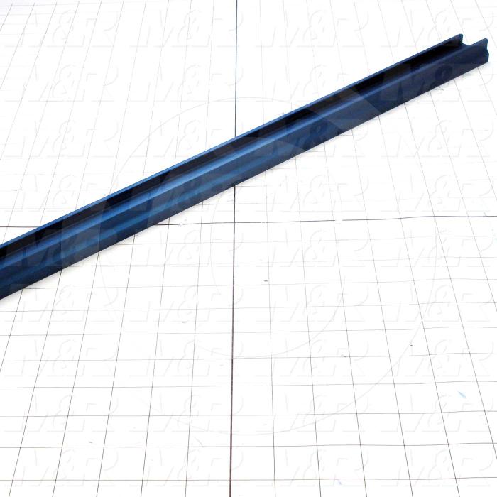 Fabricated Parts, Screen Frame Locking Bar, 25.00 in. Length, 1.58 in. Width, 0.88 in. Height