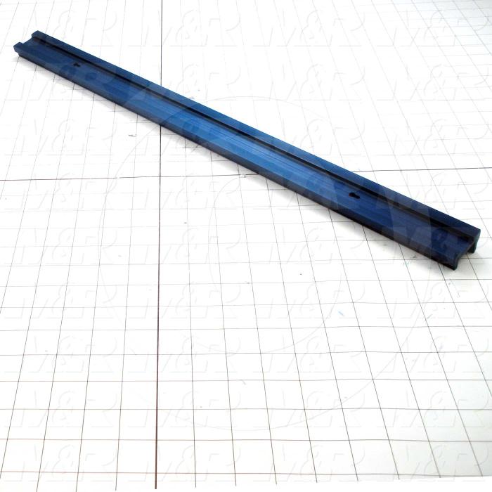 Fabricated Parts, Screen Frame Locking Bar, 25.00 in. Length, 1.58 in. Width, 0.88 in. Height