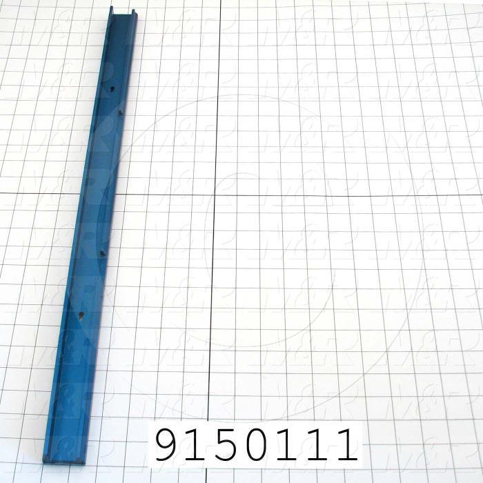 Fabricated Parts, Screen Frame Locking Bar, 25.00 in. Length, 1.58 in. Width, 0.88 in. Height