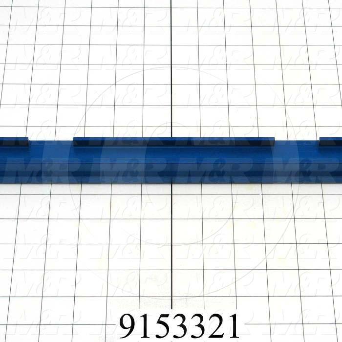 Fabricated Parts, Screen Frame Locking Bar, 33.00 in. Length, 1.58 in. Width, 0.88 in. Height