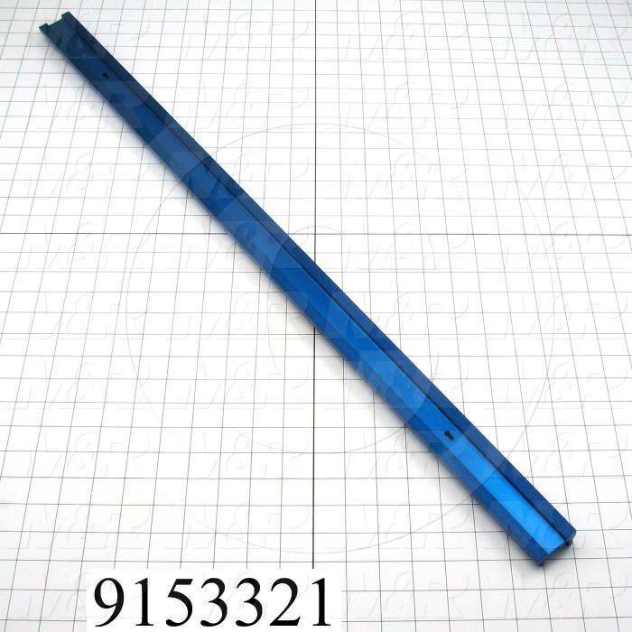 Fabricated Parts, Screen Frame Locking Bar, 33.00 in. Length, 1.58 in. Width, 0.88 in. Height