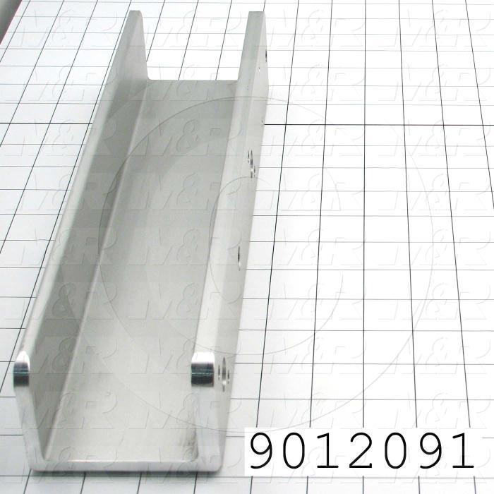 Fabricated Parts, Screen Holder, 13.75 in. Length, 2.50 in. Width, 1.44 in. Height, Right Side