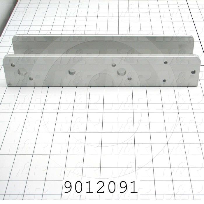 Fabricated Parts, Screen Holder, 13.75 in. Length, 2.50 in. Width, 1.44 in. Height, Right Side