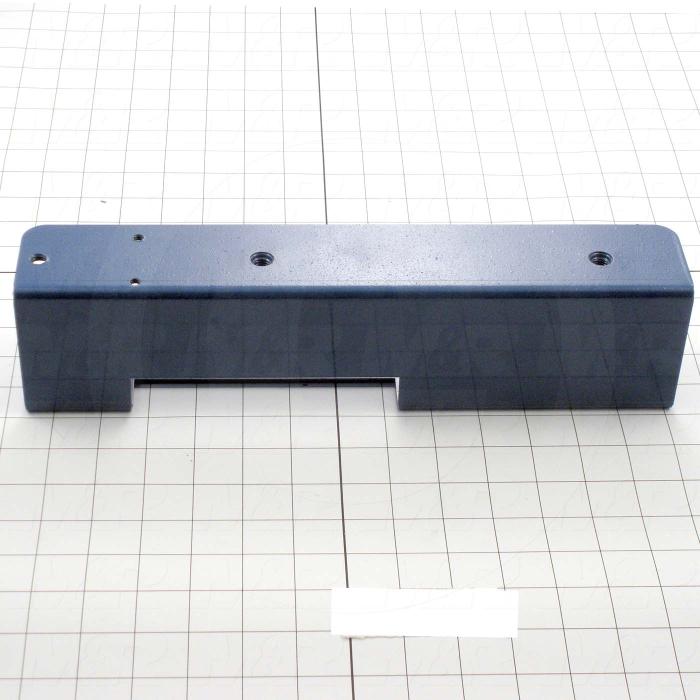 Fabricated Parts, Screen Holder, 13.75 in. Length, 3.25 in. Width, 2.38 in. Height, Left Side, Painted Blue Finish