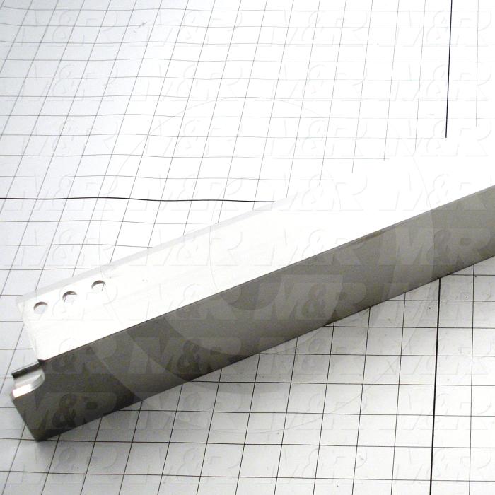 Fabricated Parts, Screen Holder, 23.00 in. Length, 3.35 in. Width, 2.38 in. Height
