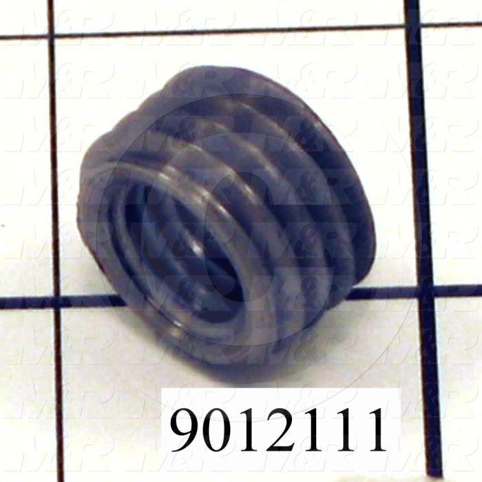 Fabricated Parts, Screen Holder Clamp Insert, 0.46 in. Length, 3/4-10 Thread Size, Internal Thread 1/2-13 0.422 Dia.