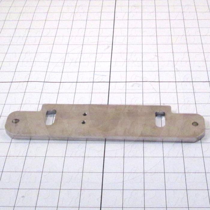 Fabricated Parts, Screen Holder Leveling Plate, 11.07 in. Length, 2.44 in. Width, 0.38 in. Height