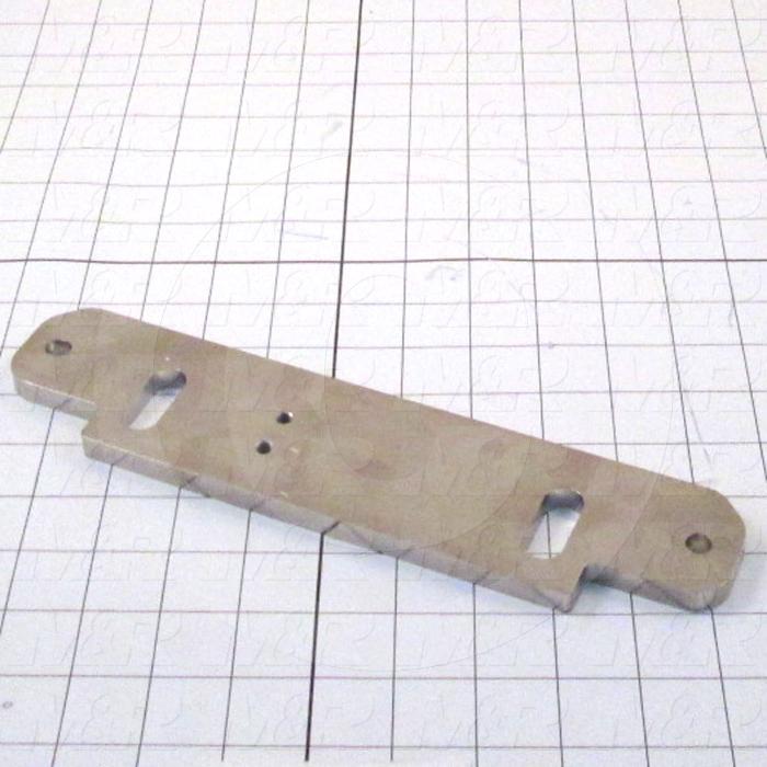 Fabricated Parts, Screen Holder Leveling Plate, 11.07 in. Length, 2.44 in. Width, 0.38 in. Height