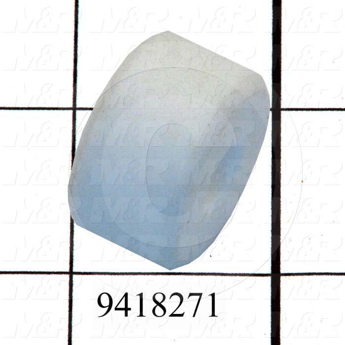 Fabricated Parts, Screen Holder Roller, 0.63 in. Length, 1.06 in. Width