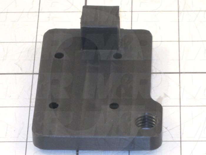 Fabricated Parts, Screen Lock Base, 3.25 in. Length, 2.50 in. Width, 1.00 in. Height, As Material Finish